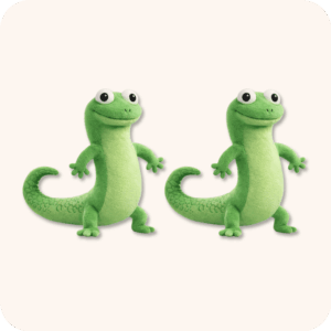 Tom Lizard Plush 2PCS